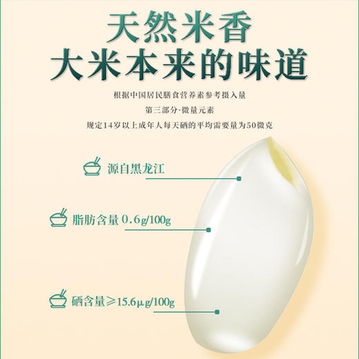 褚惠粮谷富硒米绿（假六面）5KG 商品图2