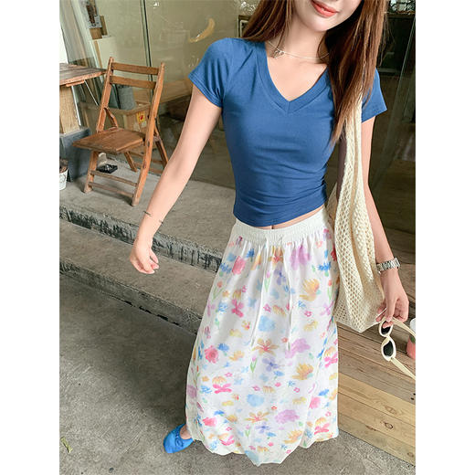 【99元任选2件】新品现货秒杀！卖完下架不再补 ！微信粉丝打折价！！蓝色短袖T恤 商品图2