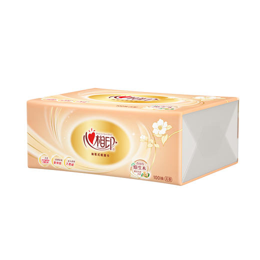 DT58100（箱装）心相印金装金典100抽三层塑装纸面巾20包装 商品图2