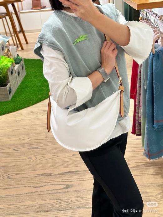 LC珑香 SMOOTHIE羊皮 半圆几何包单肩斜挎包 特惠 Z-15237 商品图7