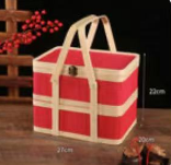 竹编双层方框1*1个