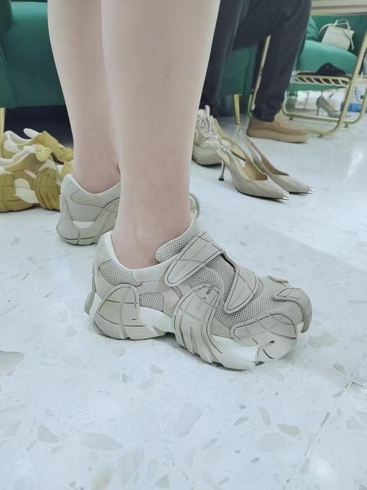 Westory2025年夏季新款超轻厚底魔术贴老爹鞋慢跑运动鞋W25CM75561 商品图8