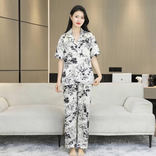 【冰丝触感☁️ 夏日必备】高级感轻奢家居服✨清凉又显瘦外穿都超有范儿！冰丝睡衣  高级感轻奢薄款家居服 商品图14