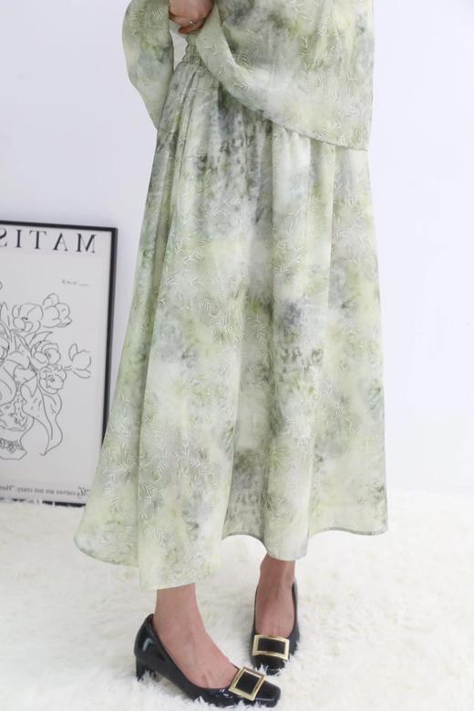 LPIUTY品牌直发！新中式桑蚕丝盘扣挂脖提花 上衣C1225035S/半裙C1225035Q 商品图2