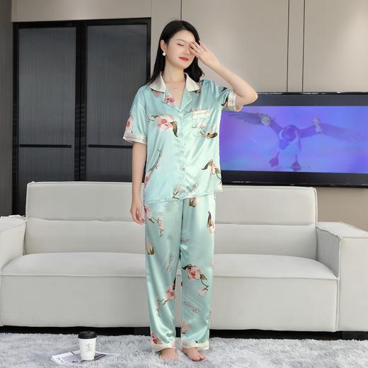 【冰丝触感☁️ 夏日必备】高级感轻奢家居服✨清凉又显瘦外穿都超有范儿！冰丝睡衣  高级感轻奢薄款家居服 商品图8