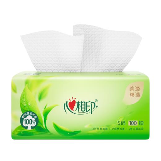 DT8100（电商箱装）心相印茶语精选100抽20包装三层塑装面巾纸 商品图2