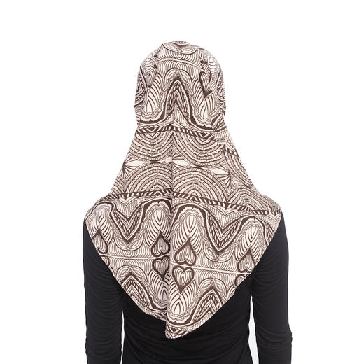 花纹冰丝方便头巾，透气凉爽，中老年轻便盖头 商品图5