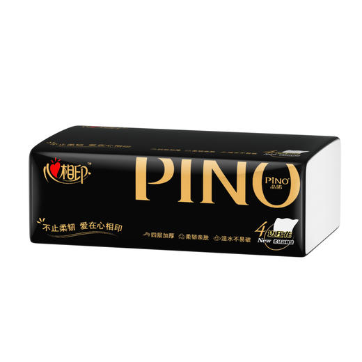 PDT3090（箱装）心相印品诺系列90抽16包装四层塑装纸面巾 商品图6