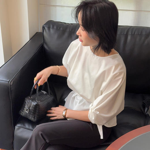 【预售7天】良木礼腰带上衣（732189） 商品图0