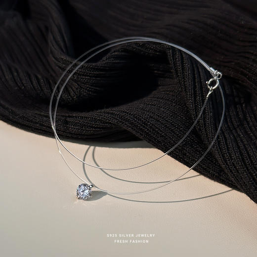 人鱼之泪项链 百搭锁骨链 商品图6