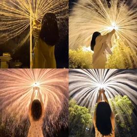 【买一送一】烟花水枪儿童玩具氛围感拍照工具大容量抽拉散射水炮一瓶水的快乐