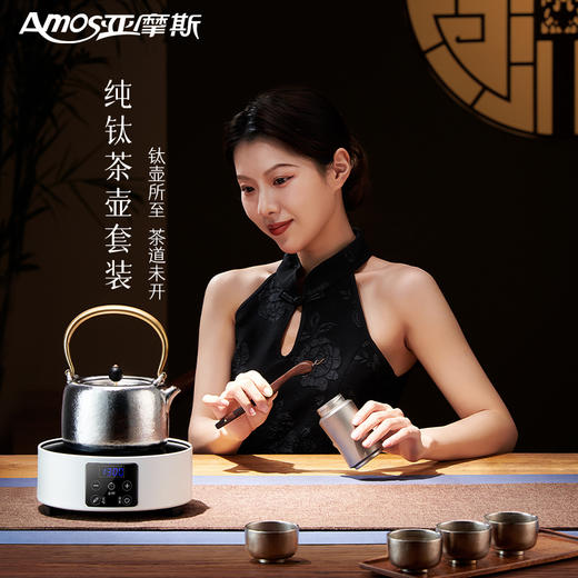亚摩斯纯钛茶壶套装AS-TICH50 商品图4