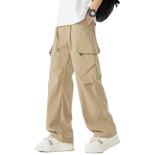 休闲裤2025新款工装裤男款夏季宽松直筒男士百搭阔腿长裤  AY-L2536【AY-2536】 商品图4