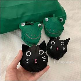 日韩卡通环保袋折叠便携式玩偶环保袋手提袋随身便携大容量装菜