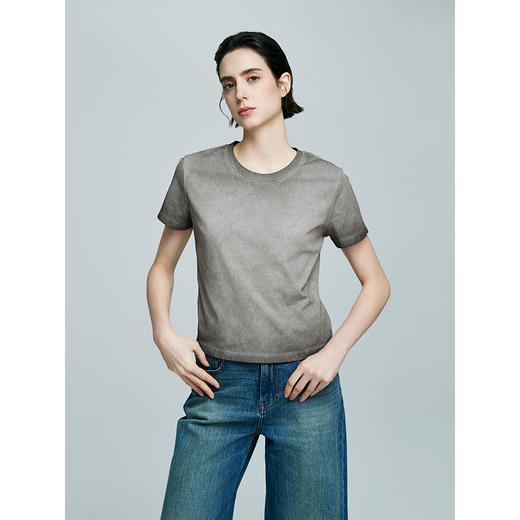 棉仓363601019-初棉废土风叛逆少女T恤 商品图0