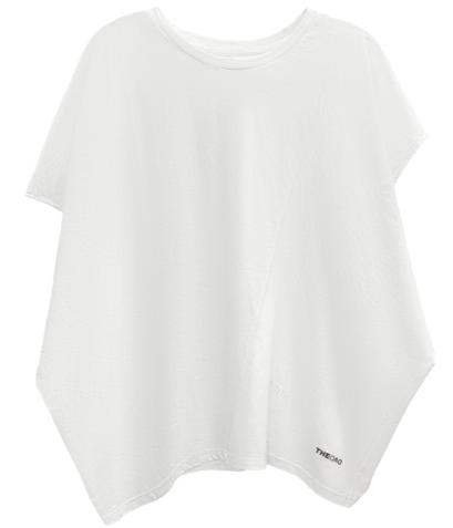 蝙蝠袖白色T恤 商品图0