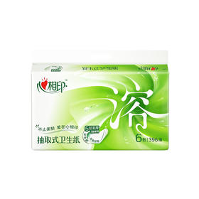 BDT1066（单提或散包混发）心相印66抽五层塑装抽取式卫生纸