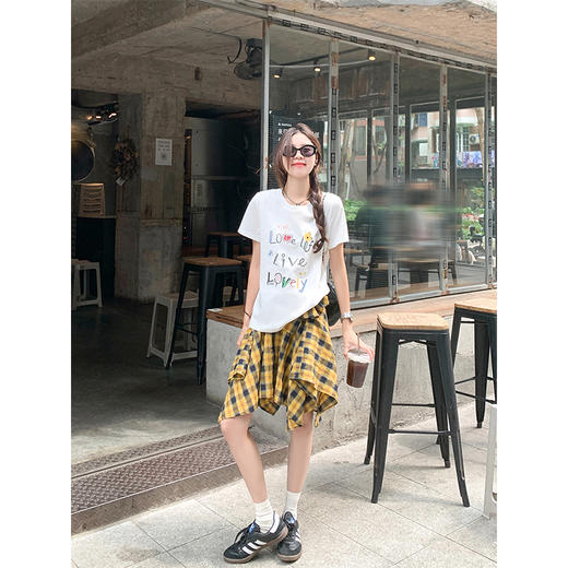 【110元任选2件】最后一波现货！刺绣彩色字母短袖T 商品图3