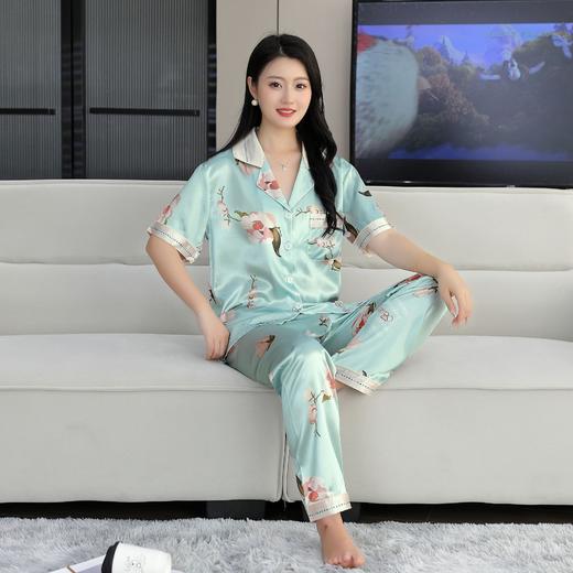 【冰丝触感☁️ 夏日必备】高级感轻奢家居服✨清凉又显瘦外穿都超有范儿！冰丝睡衣  高级感轻奢薄款家居服 商品图2