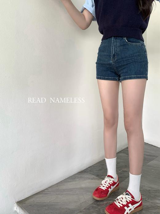 Read Nameless /超弹藏蓝牛仔短裤 2025/5/3 商品图1
