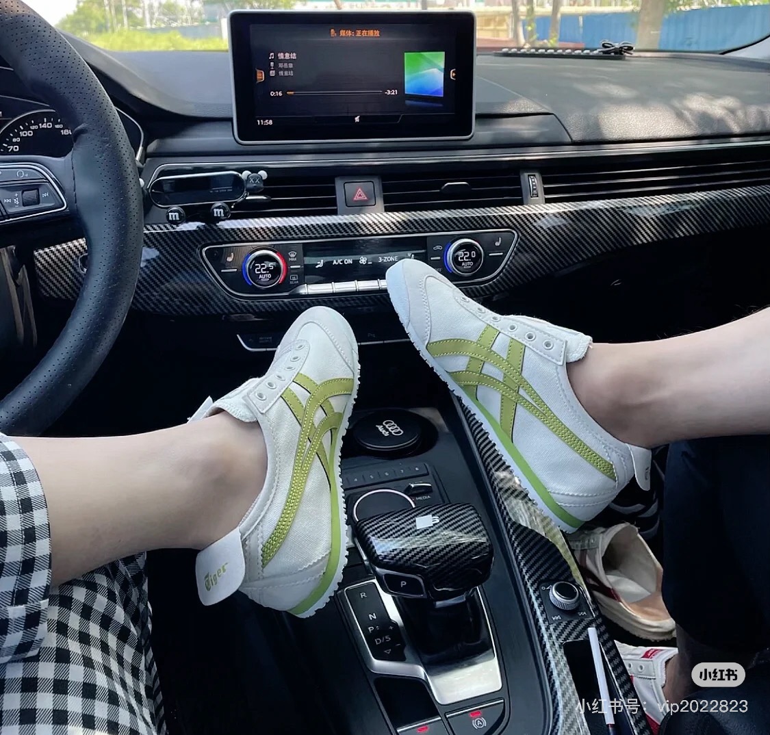 OT 鬼冢虎 MEXICO66帆布中性男女一脚蹬休闲鞋 带鞋盒 Z-15238