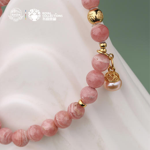 布达拉宫红纹石珍珠手串 商品图4