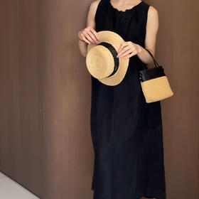 【预售7天】良木礼真丝亚麻长裙（52D33）