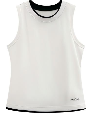 双色紧密假两件背心 商品图0