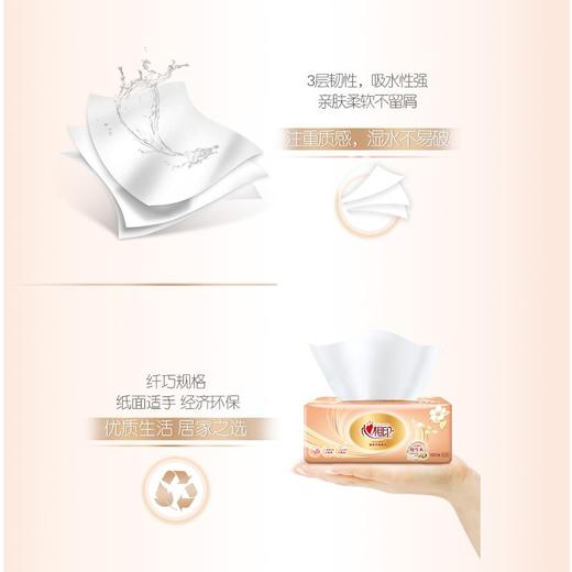 DT55100（箱装）心相印金装经典系列24包100抽3层塑装纸面巾 商品图3