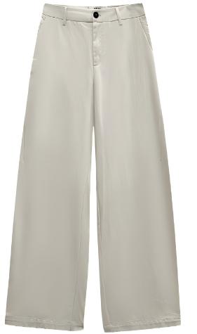 灰绿色弯刀休闲裤 商品图0