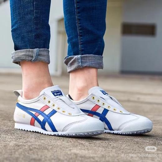 OT 鬼冢虎 MEXICO66帆布中性男女一脚蹬休闲鞋 带鞋盒 Z-15238 商品图8