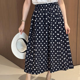 【预售7天】良木礼亚麻波点裙