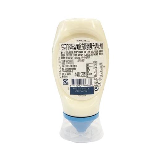 好乐门淡味蛋黄酱方便瓶（复合调） 251g/瓶 商品图2