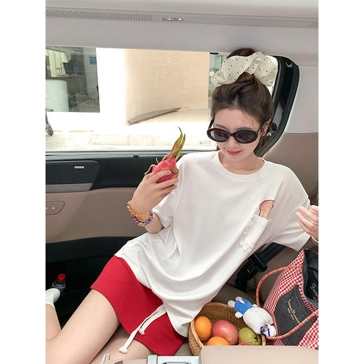 <曾小咸推荐>现货秒杀！卖完不补 ！微信粉丝打折价！！韩系简约短袖T 商品图1