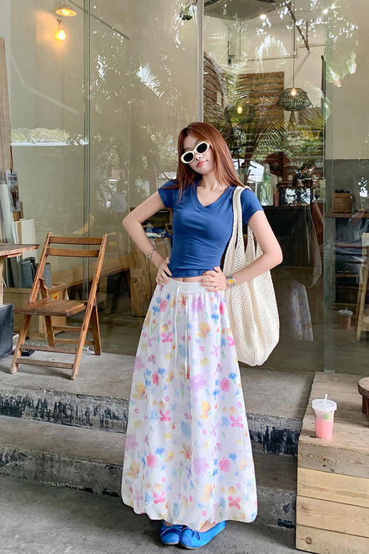 【99元任选2件】新品现货秒杀！卖完下架不再补 ！微信粉丝打折价！！蓝色短袖T恤 商品图7