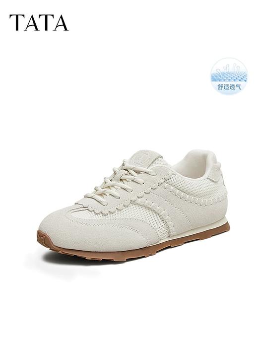 【沈月同款】TATA他她 啵啵德训鞋女网面运动鞋透气休闲阿甘鞋GQP02BM5 商品图2