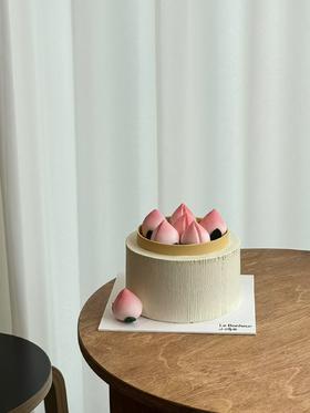 一笼寿桃·奶油蛋糕