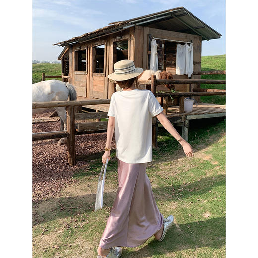 <曾小咸推荐>韩系白色蕾丝短袖t恤上衣 商品图4