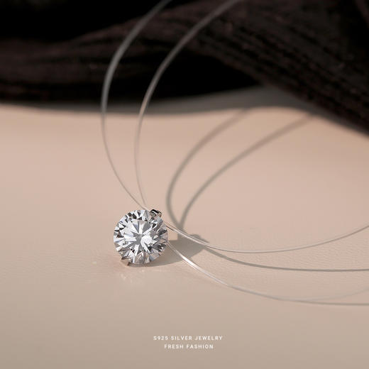 人鱼之泪项链 百搭锁骨链 商品图2