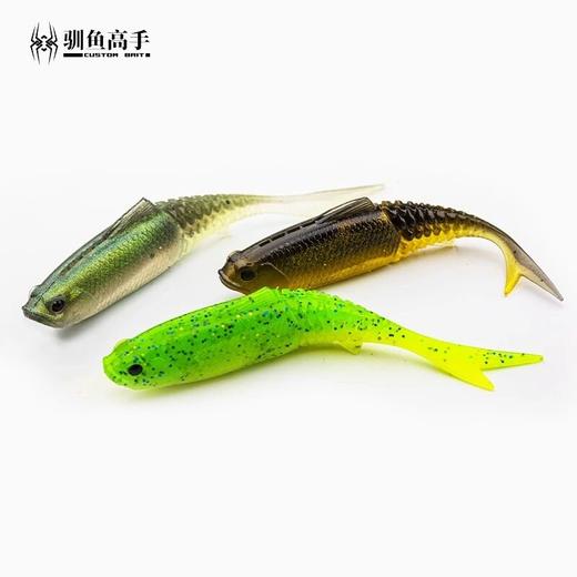 新款驯鱼高手万鳞鱼黑坑竞技路亚饵软饵鲈鱼鳜鱼翘嘴仿真假鱼饵 商品图2
