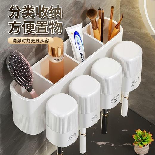 牙刷置物架免打孔漱口杯刷牙杯卫生间牙刷杯牙杯套装牙刷架 商品图3