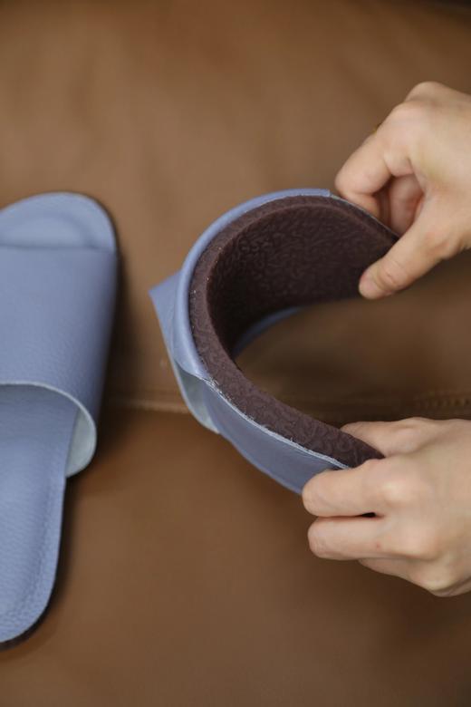 LPIUTY品牌直发！手工超软牛皮拖鞋 B032506 商品图4