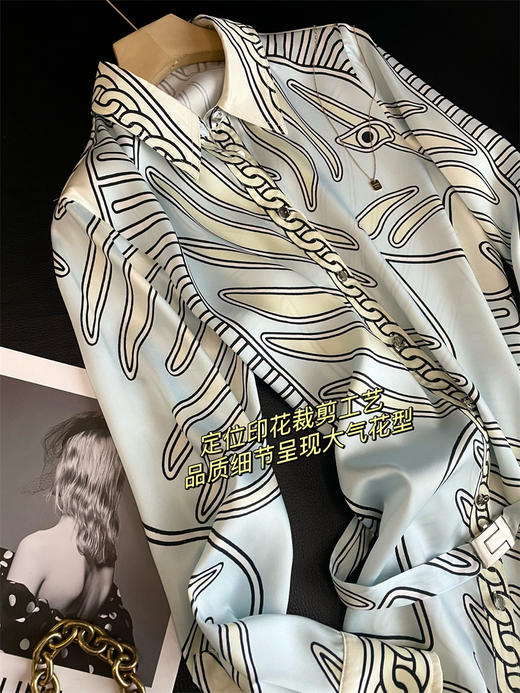 TB新款外贸原单斜纹天丝衬衫式直筒连衣裙 商品图7