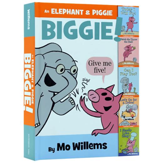 小猪小象5个故事精装合集1 英文原版 An Elephant Piggie Biggie 吴敏兰绘本 莫威廉斯 Mo Willems 情商教育培养 英文版进口英语书 商品图3