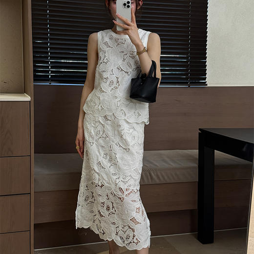 【预售7天】良木礼镂空刺绣套装（256031） 商品图0