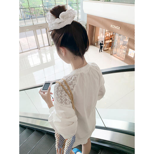 【169元任选2件】最后一波现货！蕾丝复古灯笼袖衬衫 商品图4