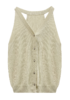 天丝挂脖针织背心开衫 商品缩略图0