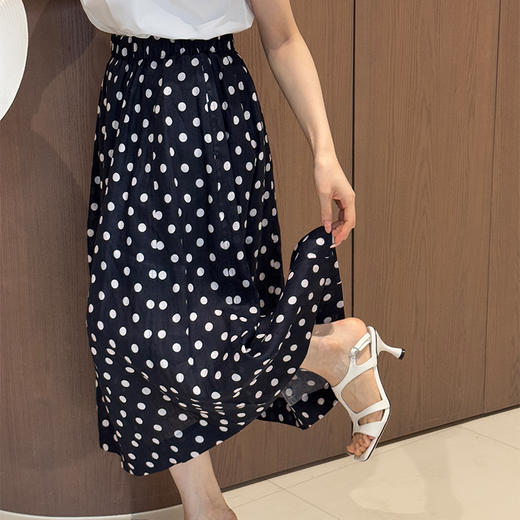 【预售7天】良木礼亚麻波点裙 商品图3