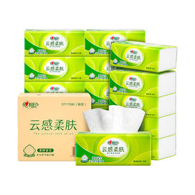 DT17090（箱装）心相印云感系列90抽18包三层立体压花塑装纸面巾箱装