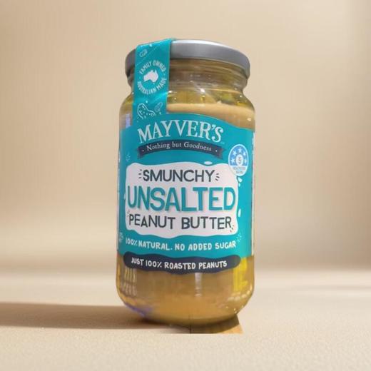 麦富氏无盐花生酱 375g/瓶 商品图0